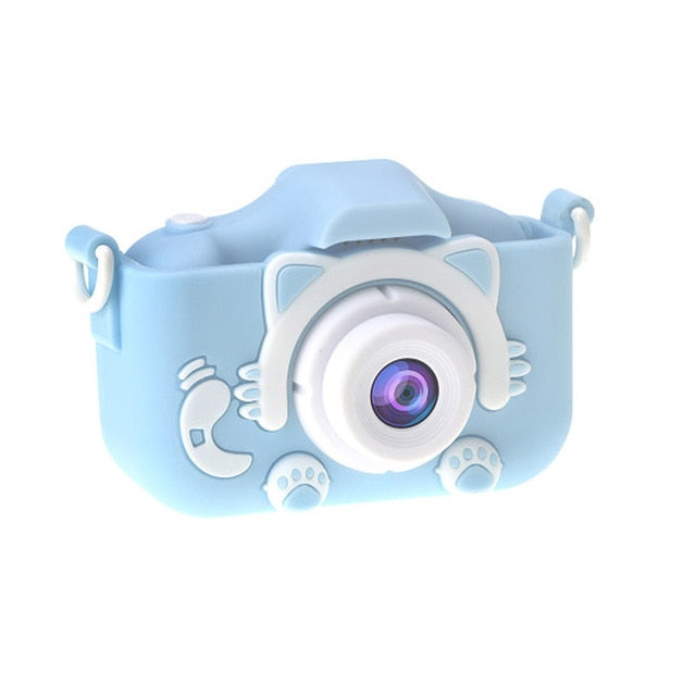 X5S Children's Camera Cute Toy Cat Mini Digital Camera IPS Screen Education Toys For Kids Camera for Children Birthday Gift